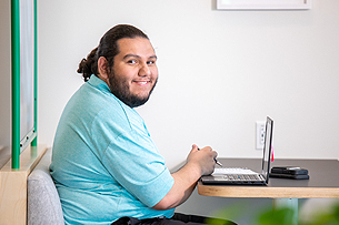 Employee working in Atlanta Office
