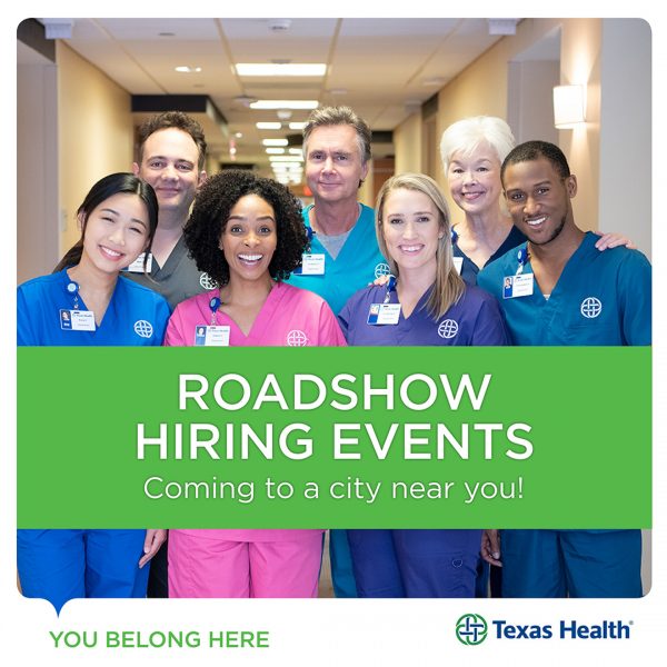 ROADSHOW hiring events!