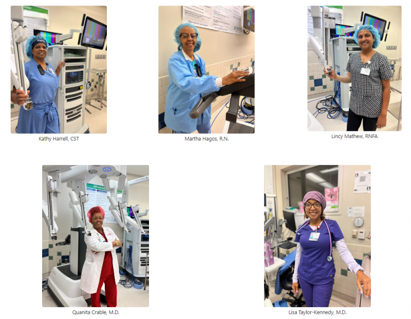 THD Women gynecologic robotic surgery team