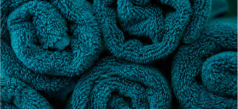 Bold-Goals_Texture-2 Rolled blue towels