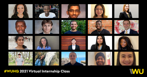 WUHQ 2021 Internship Class WU Interns