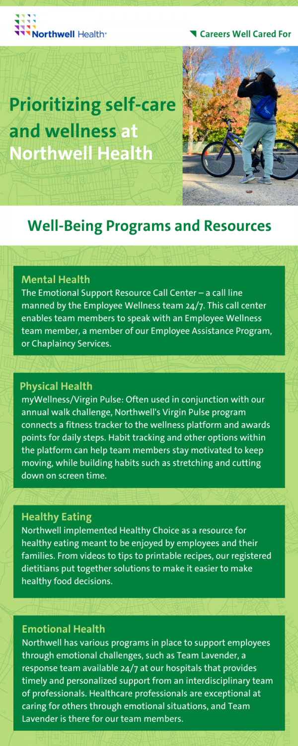 Prioritizing SelfCare and Wellbeing at Northwell Health Northwell