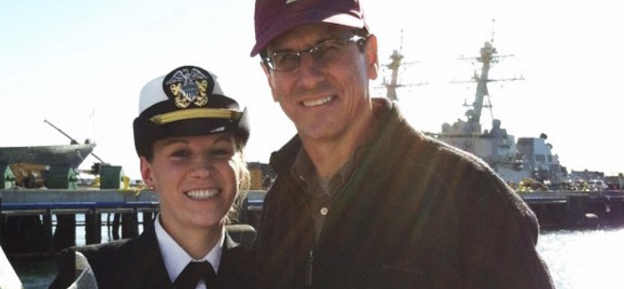 Kaitlin O’Donnell, Design Manager, during her time serving as a US Navy Lieutenant Kaitlin O’Donnell, Design Manager, during her time serving as a US Navy Lieutenant