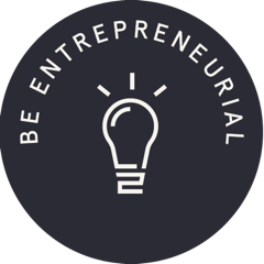 BE ENTREPRENEURIAL