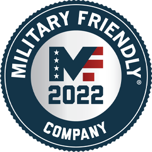The logo for the 2021 Military Friendly Supplier Diversity Program award.