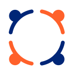 collaboration 150×150 Icon representing a group of people.