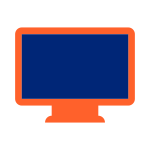 Navy computer icon
