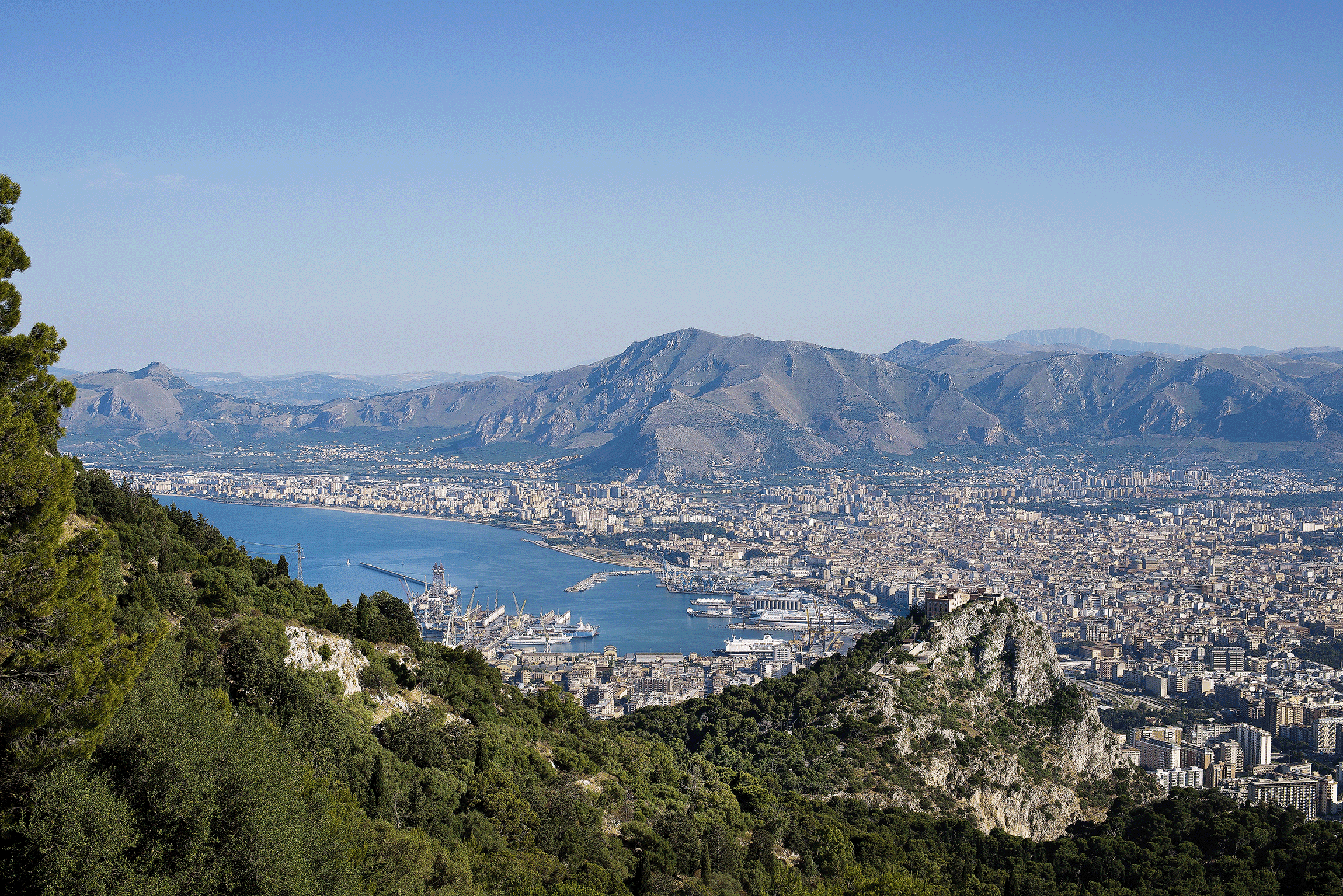 City shot of Palermo