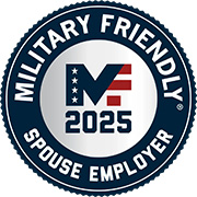 2025 Military Friendly Spouse Employer badge