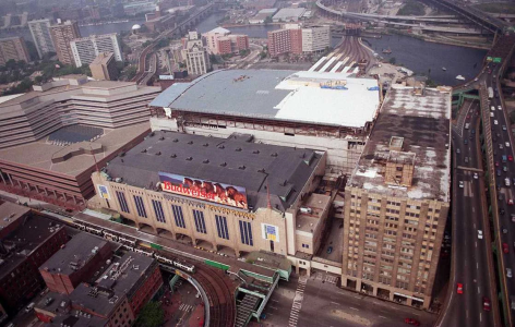 Exterior shot of Boston Garden 1991