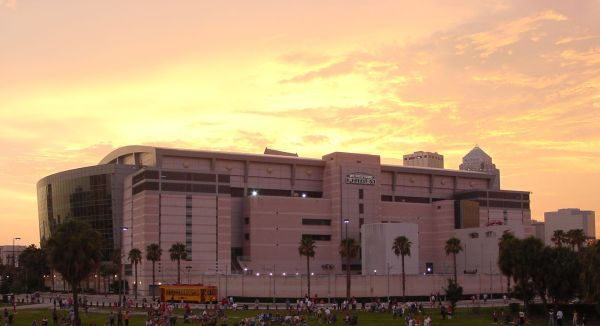 Exterior shot of Tampa Bay Ice Palace 1996