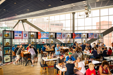 Interior shot of Target Center 2016