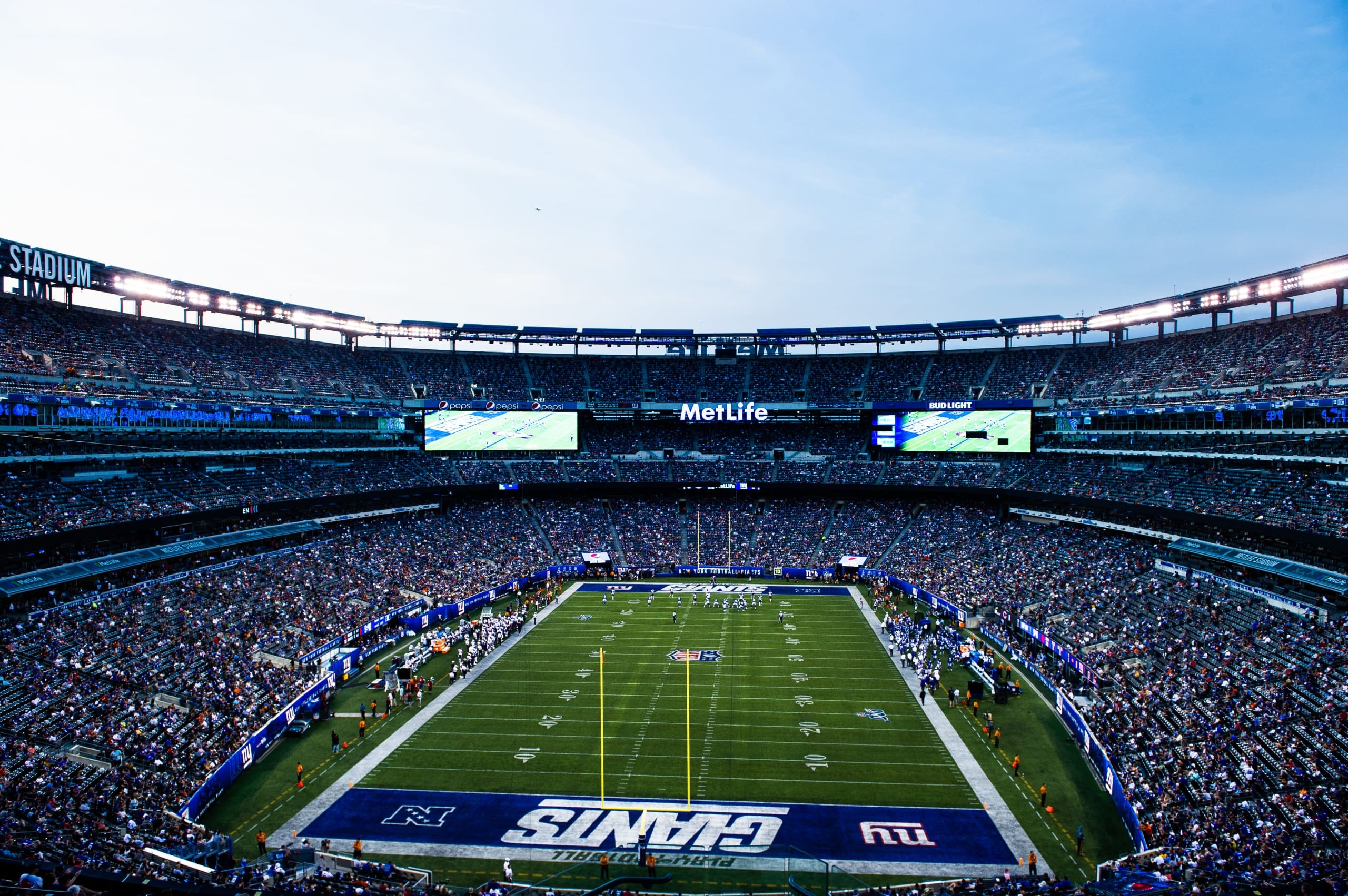 Interior shot of MetLife Stadium New York Interior shot of MetLife Stadium New York