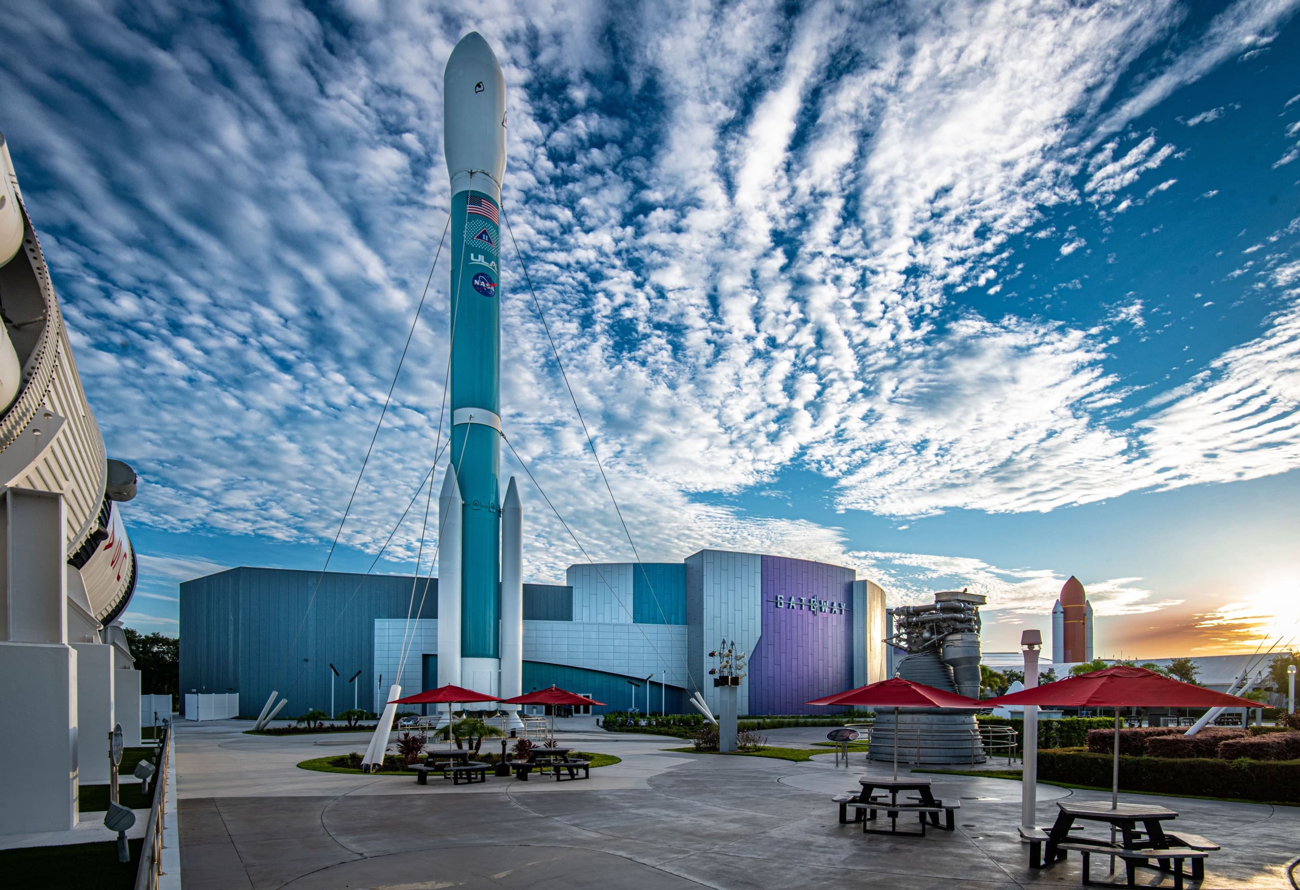 Exterior shot of Kennedy Space Center Exterior shot of Kennedy Space Center