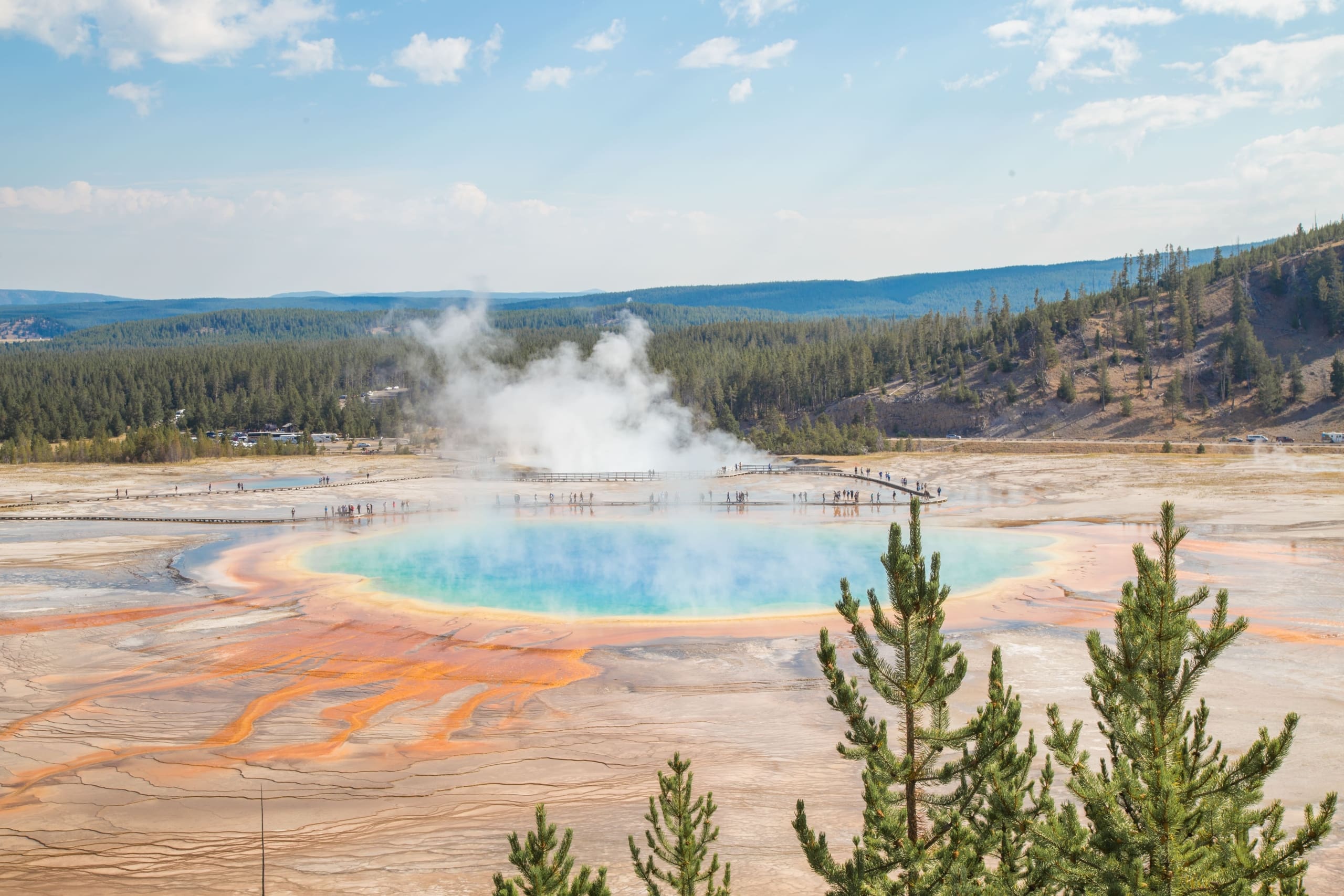 Yellowstone National Park geyser Yellowstone National Park geyser
