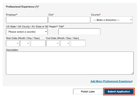 Complete application