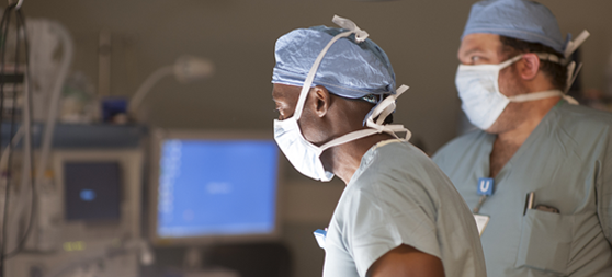 values Two nurses in an operating room