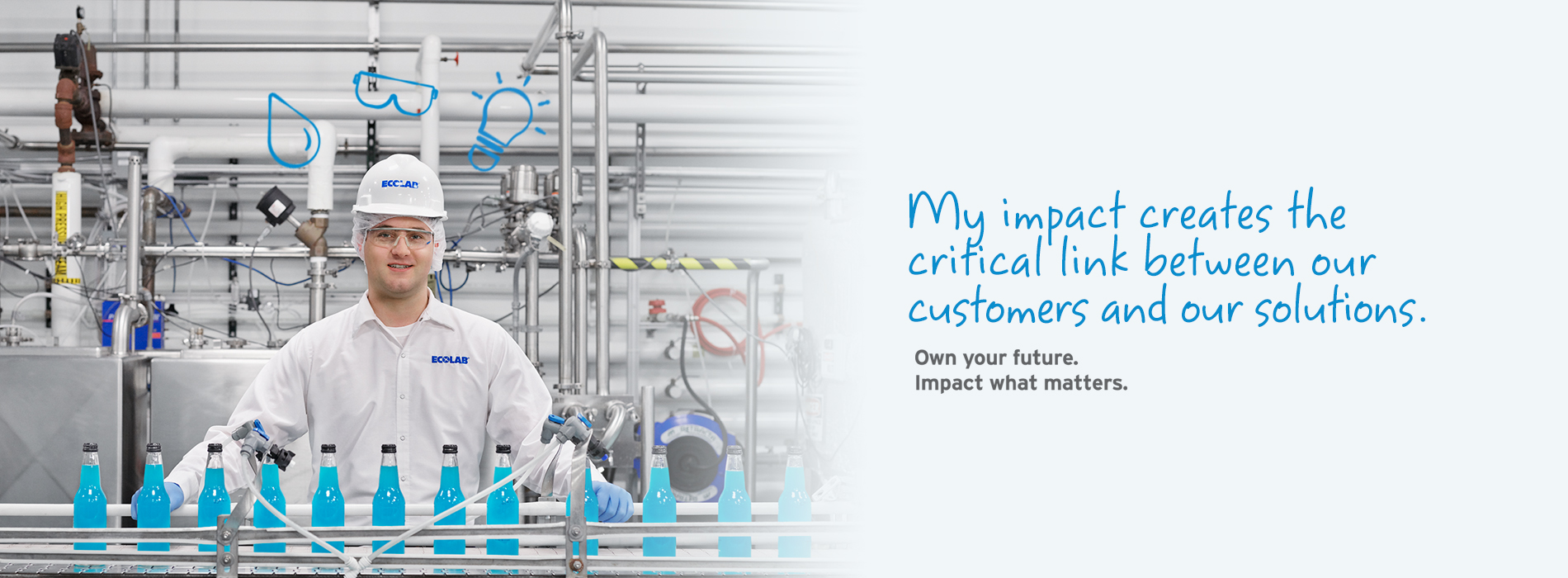 My impact creates the critical link between our customers and our solutions. Own your future. Impact what matters.