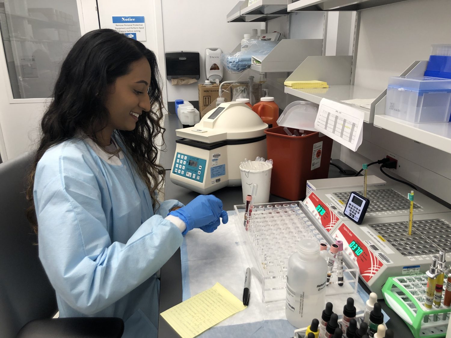 Day in the life Follow a specimen and laboratory professionals at Core Lab