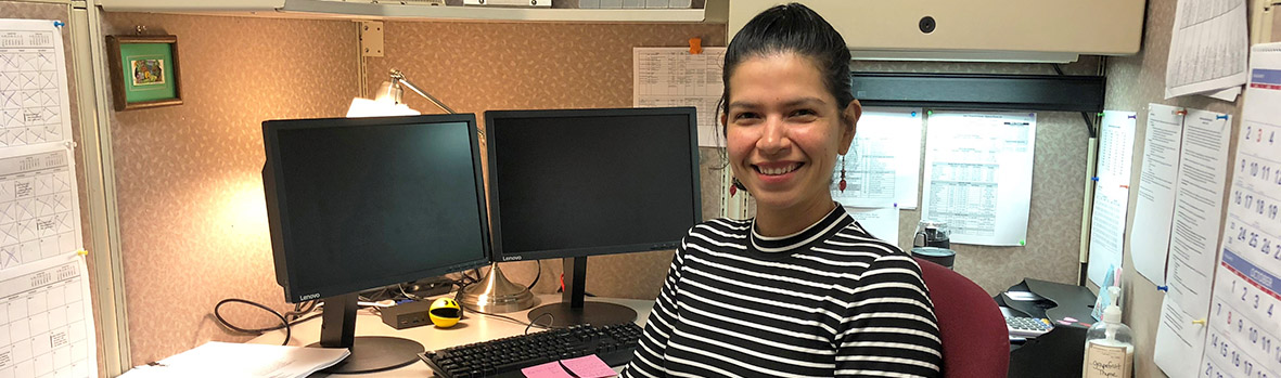 Karla-at-her-desk