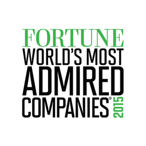 Top 50 of the World’s Most Admired Companies by Fortune Magazine