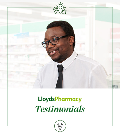 LloydsPharmacy testimonials