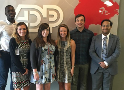 group of ADP interns