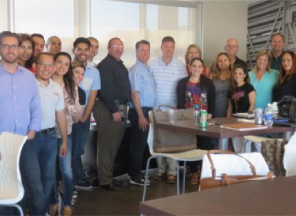 large team of ADP leaders