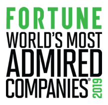 Fortune World's Most Admired Companies 2019