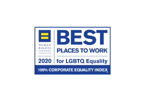 Human Rights Campaign Foundation™ named First American one of the Best Places to Work for LGBTQ Equality in 2018 and 2019.